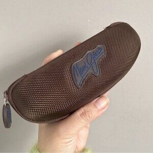 Maui Jim Brown Zip Around Sunglasses Eyeglasses Hard Case - Small